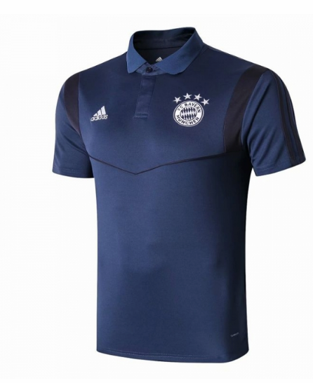 maillot polos Bayern Munich 2020 bleu